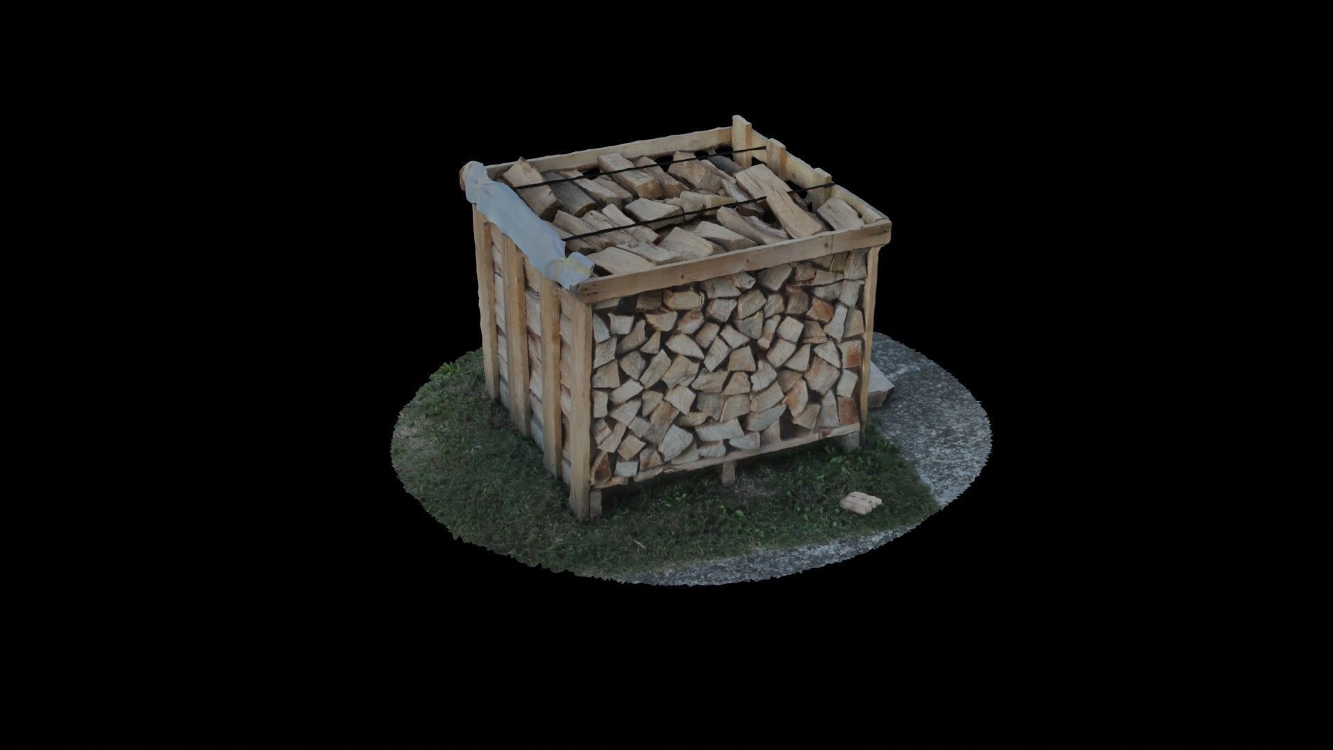 Wood Heap - Scanned 3D model_80