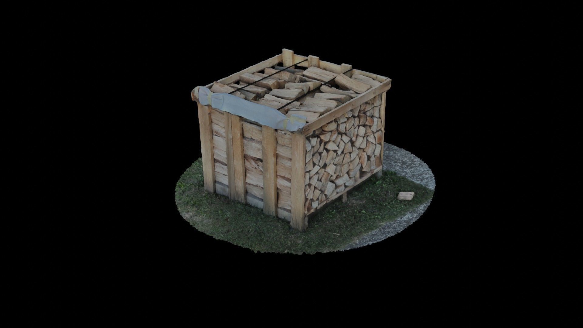 Wood Heap - Scanned 3D model_79