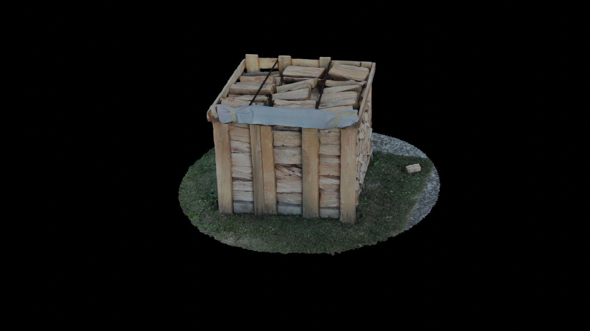 Wood Heap - Scanned 3D model_96