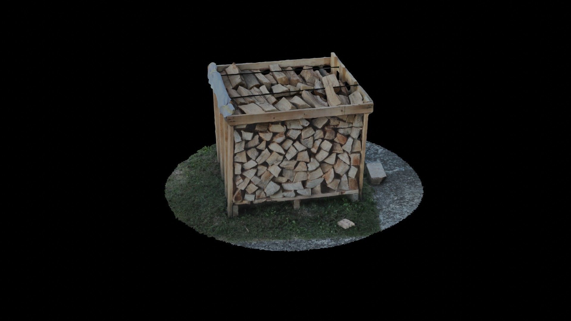 Wood Heap - Scanned 3D model_56