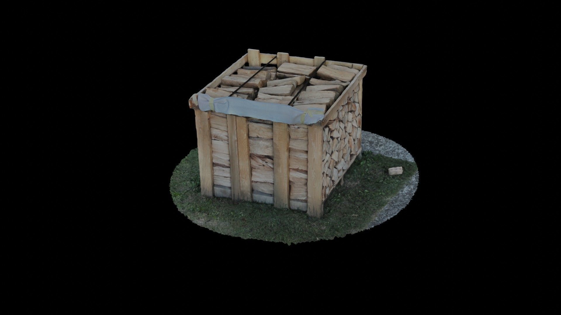 Wood Heap - Scanned 3D model_92