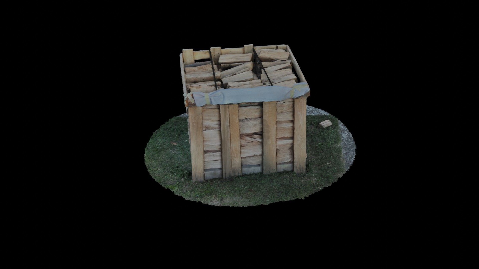 Wood Heap - Scanned 3D model_106