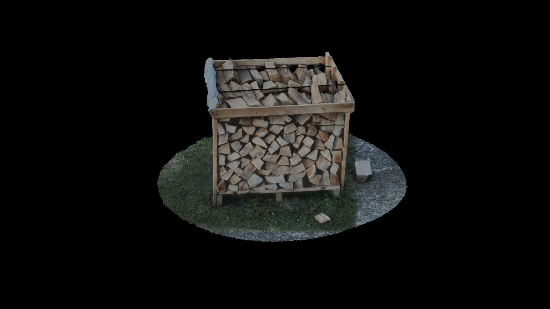 Wood Heap - Scanned 3D model_57