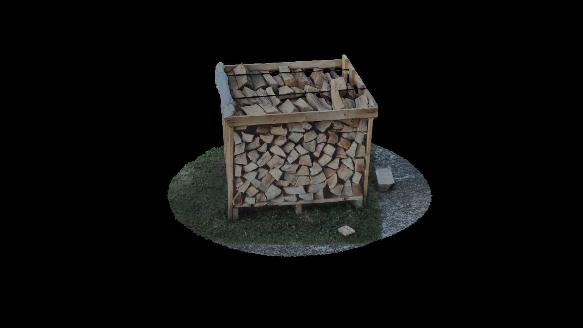 Wood Heap - Scanned 3D model_48