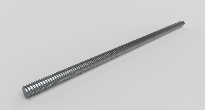Stainless Steel Threaded Free 3D print model