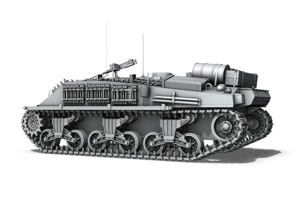 M4 Sherman ARV  3D model_4