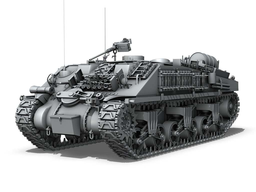 M4 Sherman ARV  3D model_6