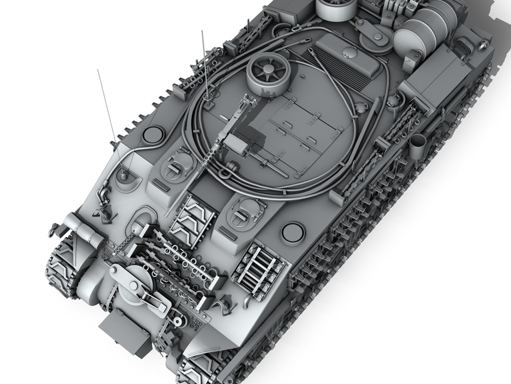 M4 Sherman ARV  3D model_7