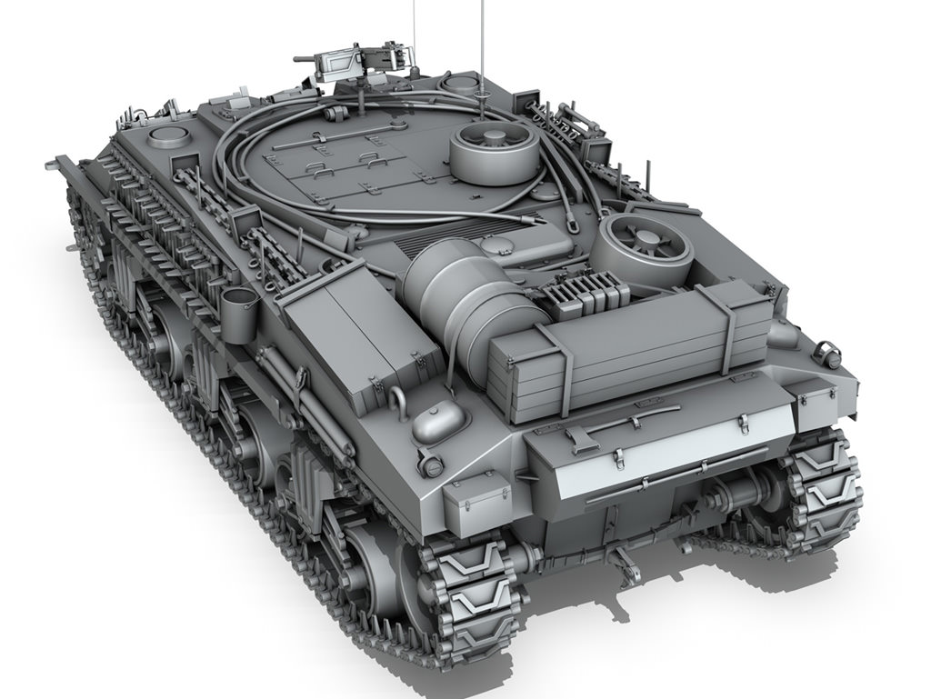 M4 Sherman ARV  3D model_3