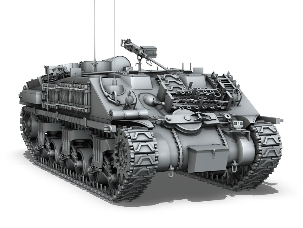 M4 Sherman ARV  3D model_1