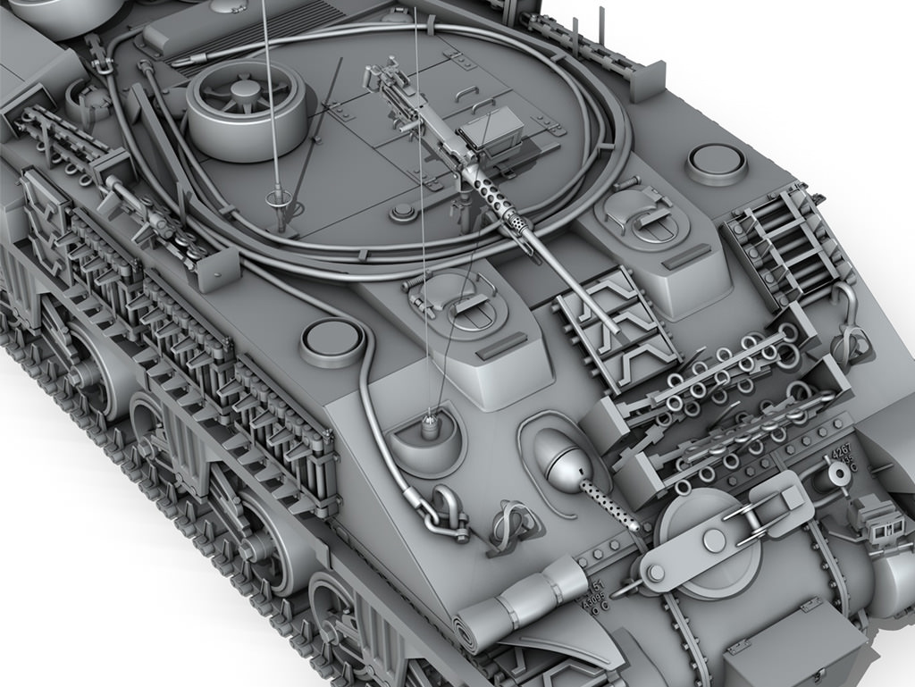 M4 Sherman ARV  3D model_8