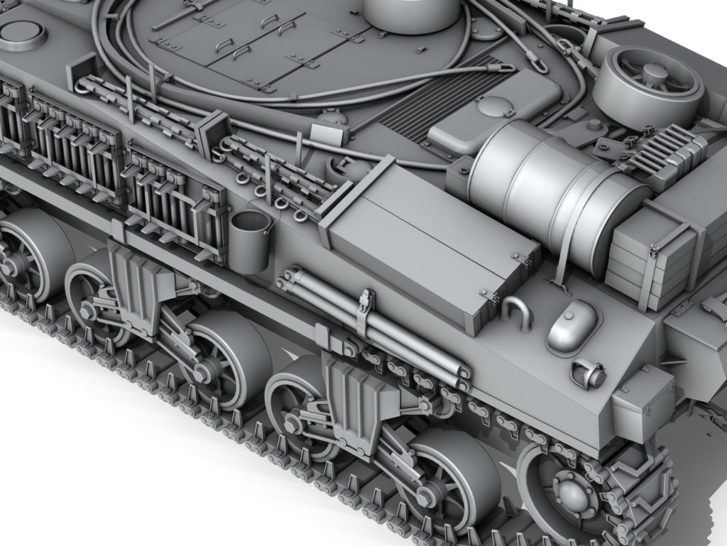 M4 Sherman ARV  3D model_9