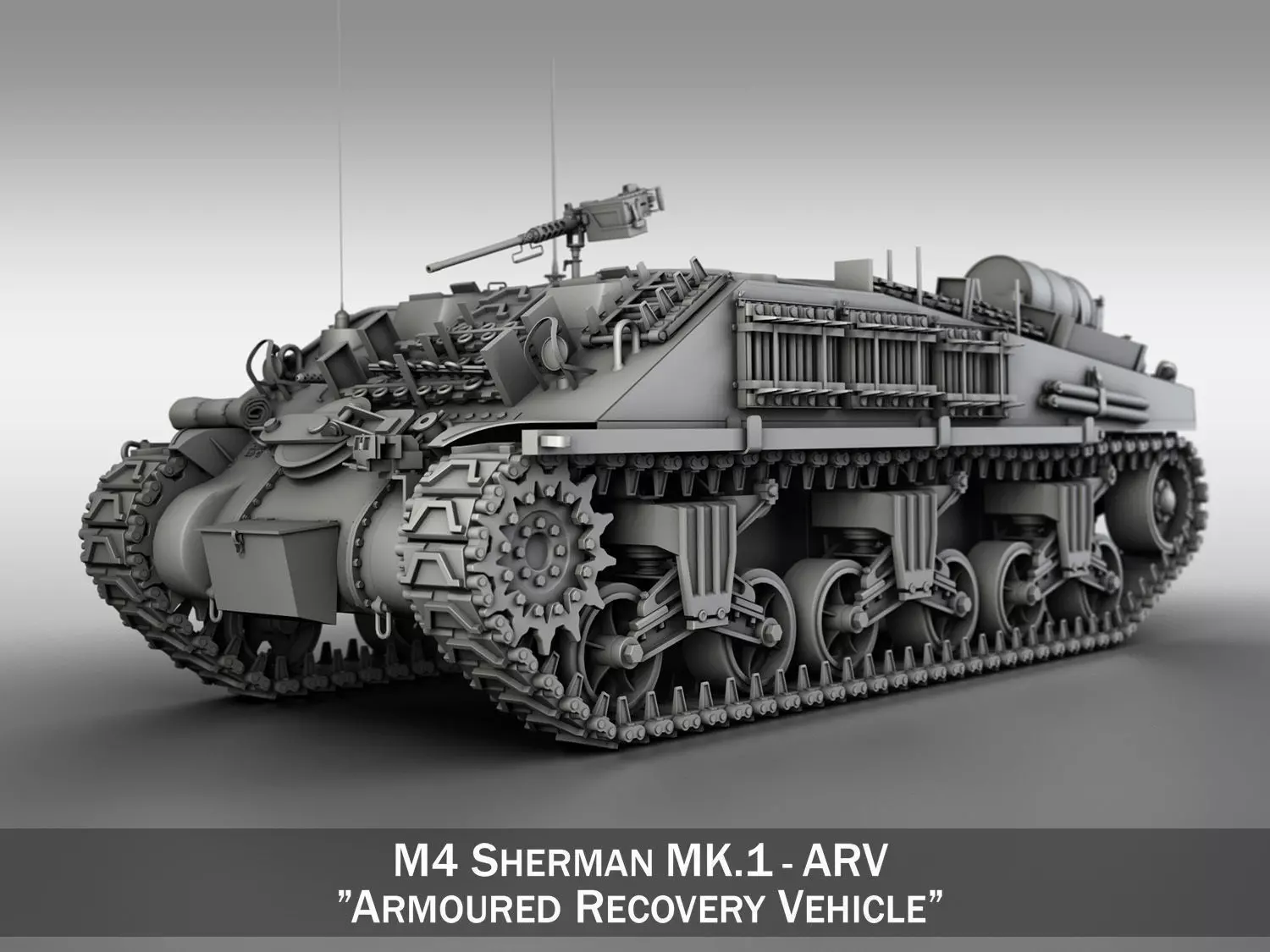 M4 Sherman ARV  3D model_0