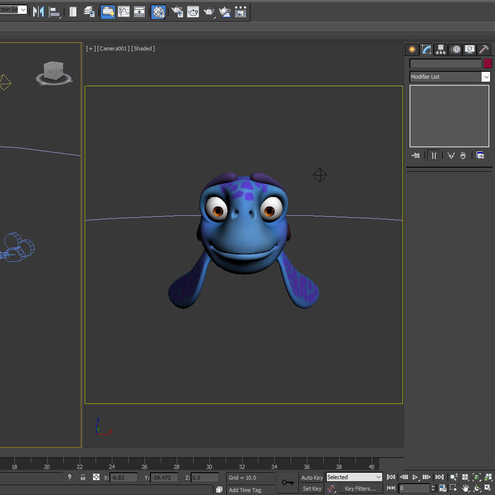 Turtle Cartoon 3D model_19