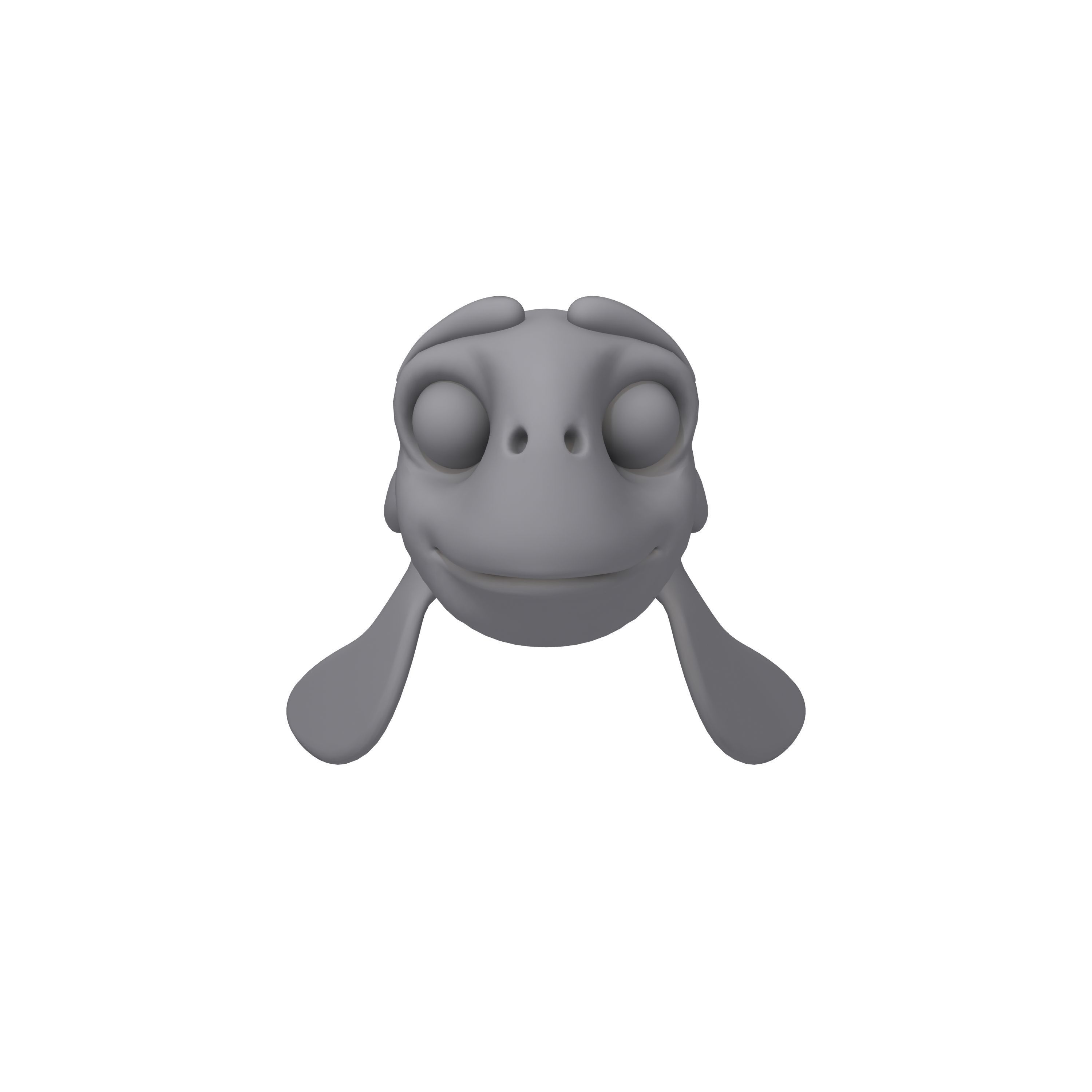 Turtle Cartoon 3D model_11