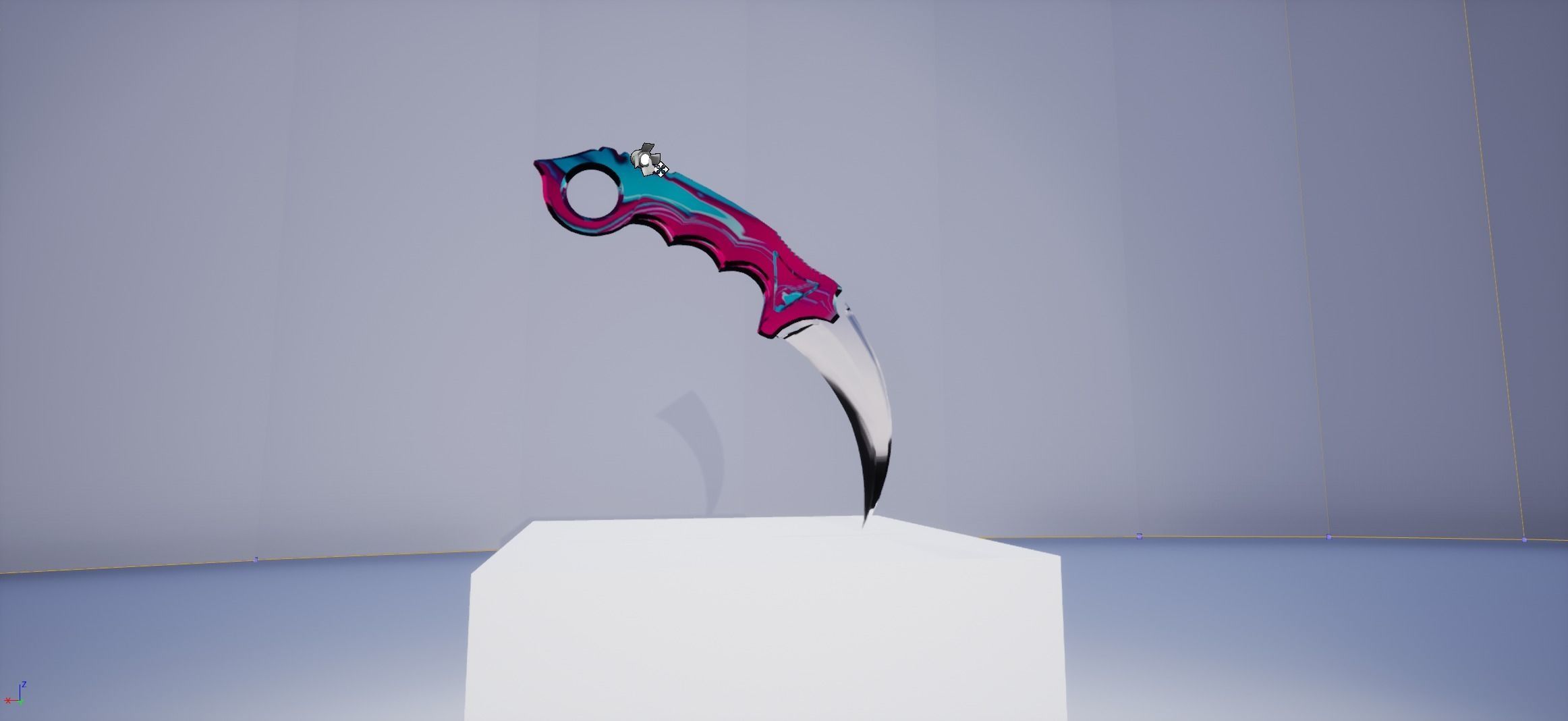 Simple Karambit Knife Free 3D model_3