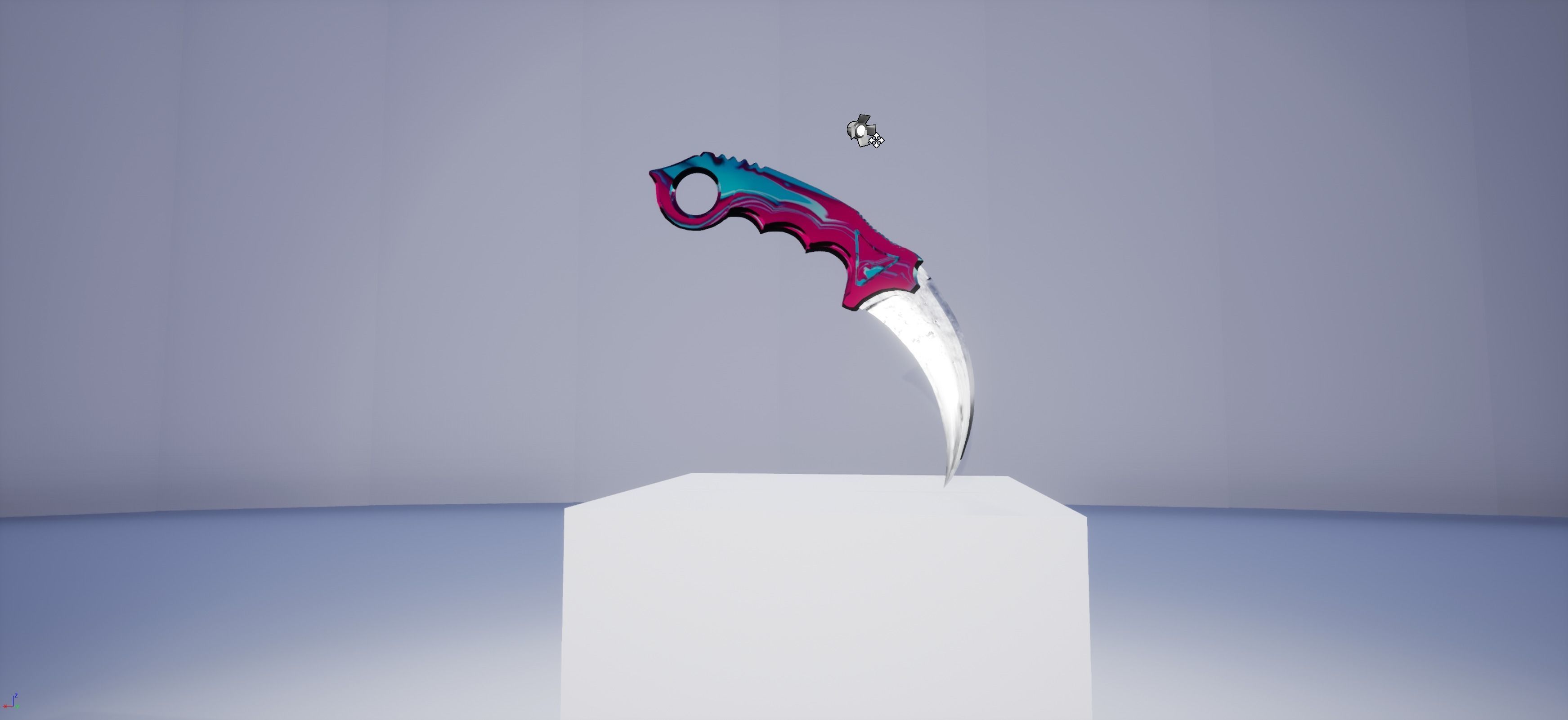 Simple Karambit Knife Free 3D model_2