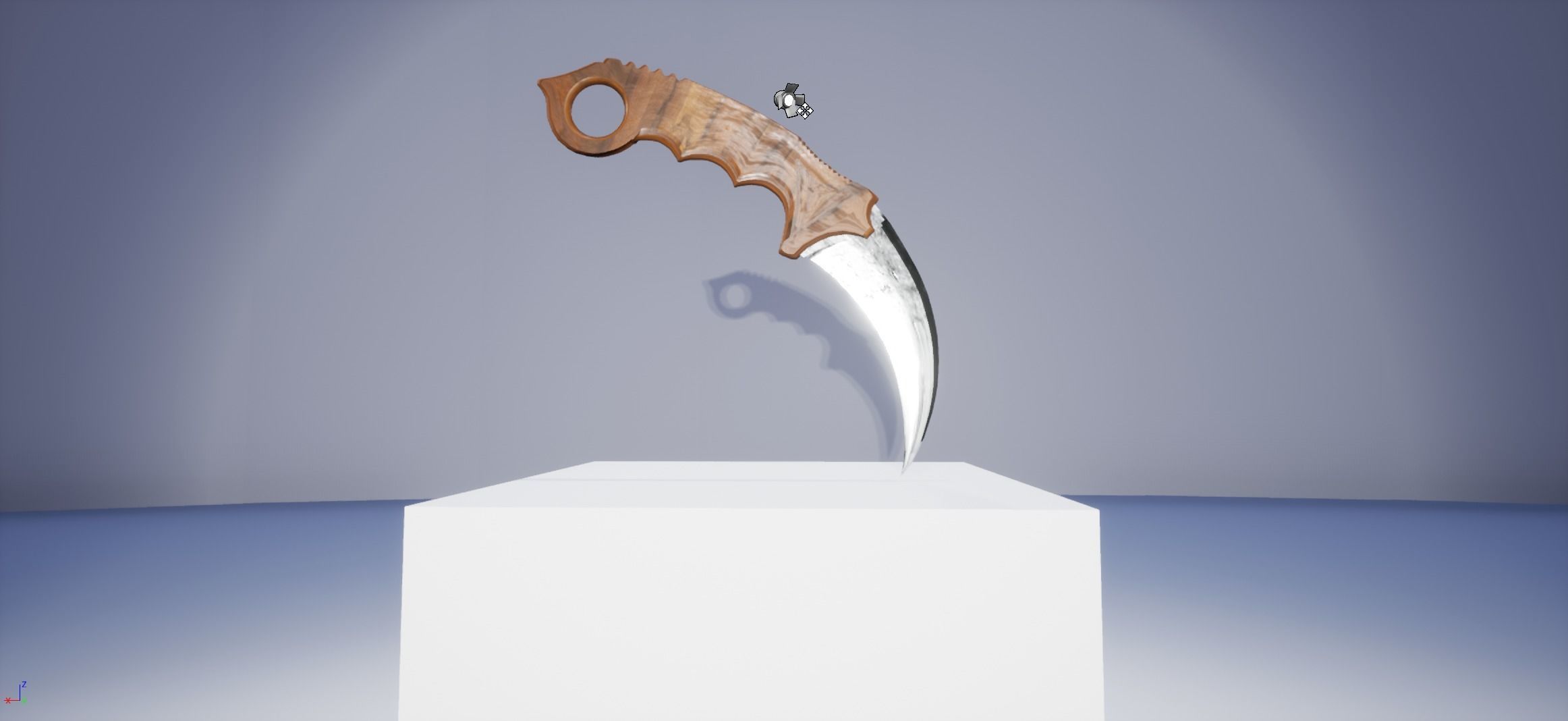 Simple Karambit Knife Free 3D model_4
