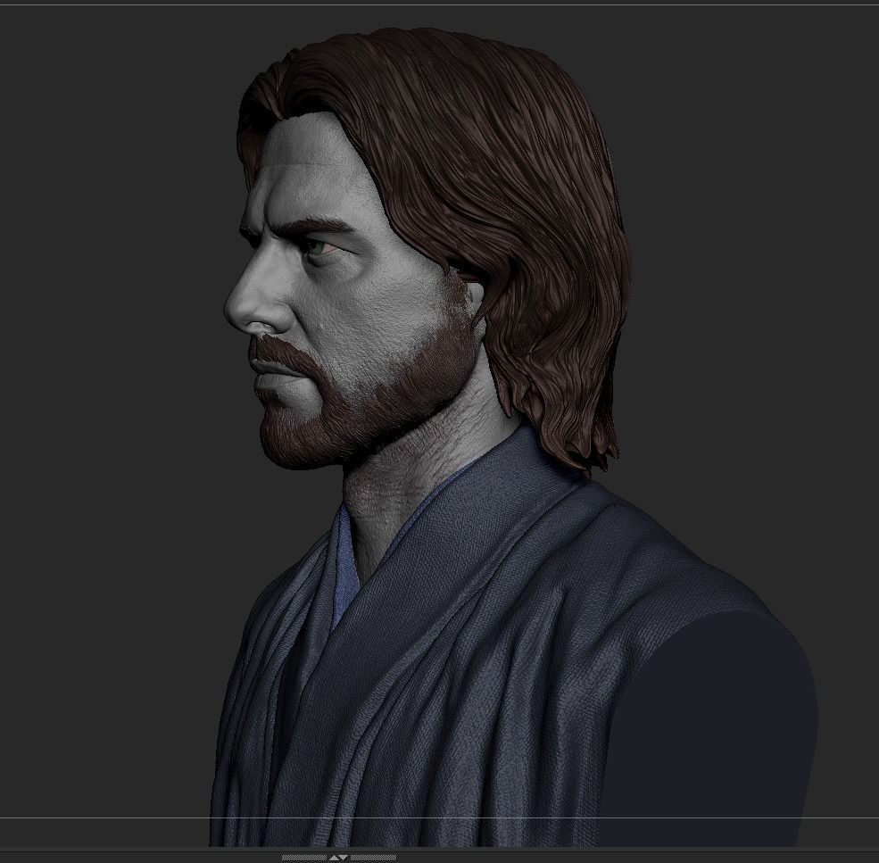 Nathan Algren-Tom Cruise Bust Last Samurai 3D print model_5