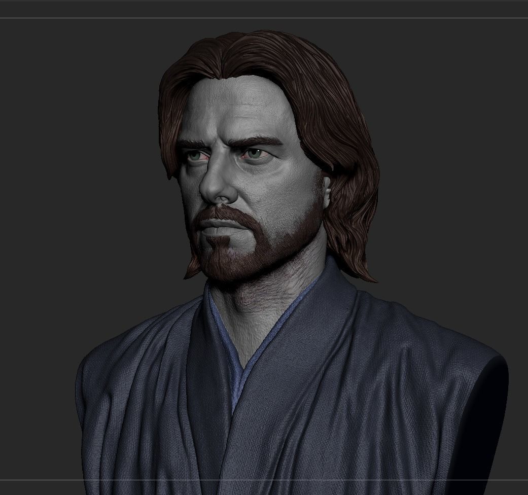 Nathan Algren-Tom Cruise Bust Last Samurai 3D print model_4