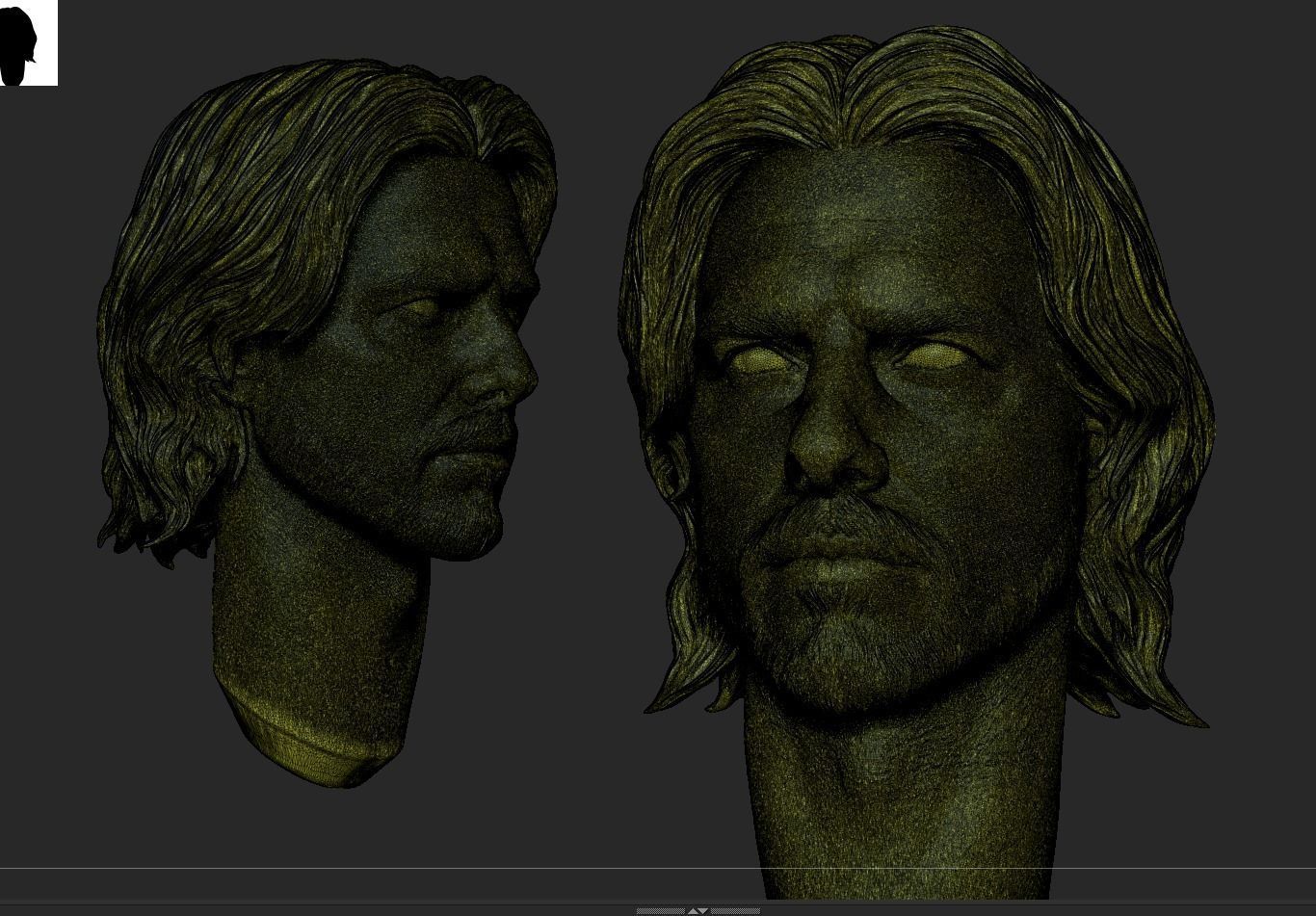 Nathan Algren-Tom Cruise Bust Last Samurai 3D print model_18