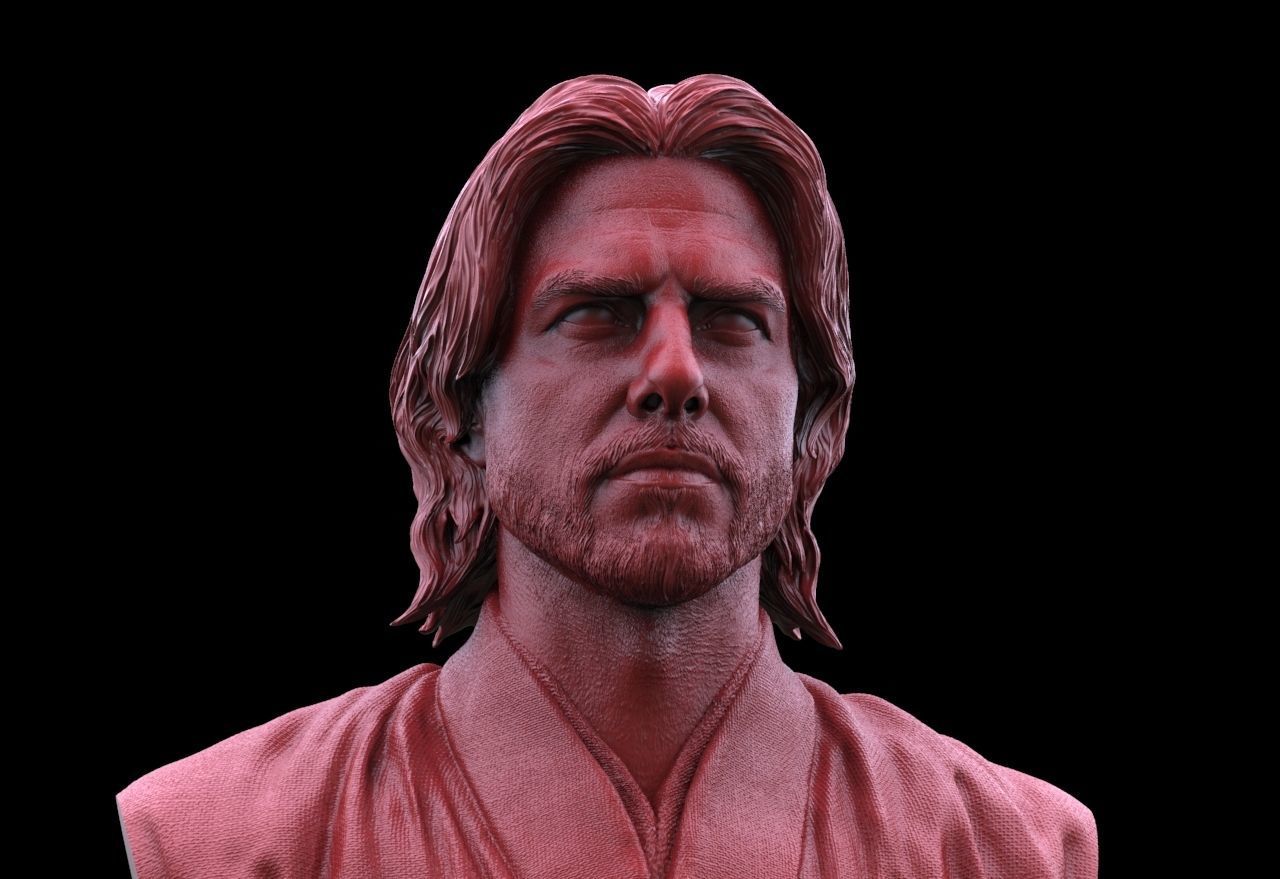 Nathan Algren-Tom Cruise Bust Last Samurai 3D print model_3