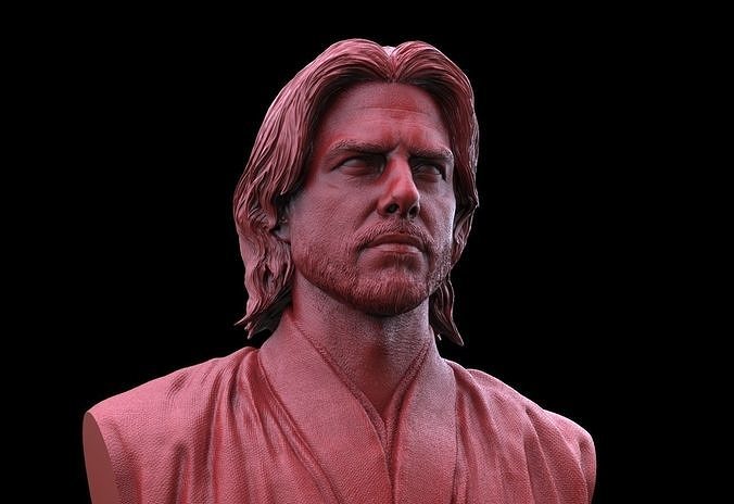 Nathan Algren-Tom Cruise Bust Last Samurai 3D print model
