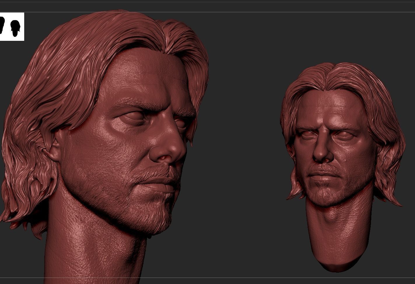 Nathan Algren-Tom Cruise Bust Last Samurai 3D print model_13