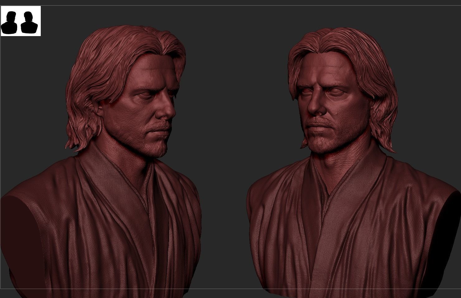 Nathan Algren-Tom Cruise Bust Last Samurai 3D print model_12