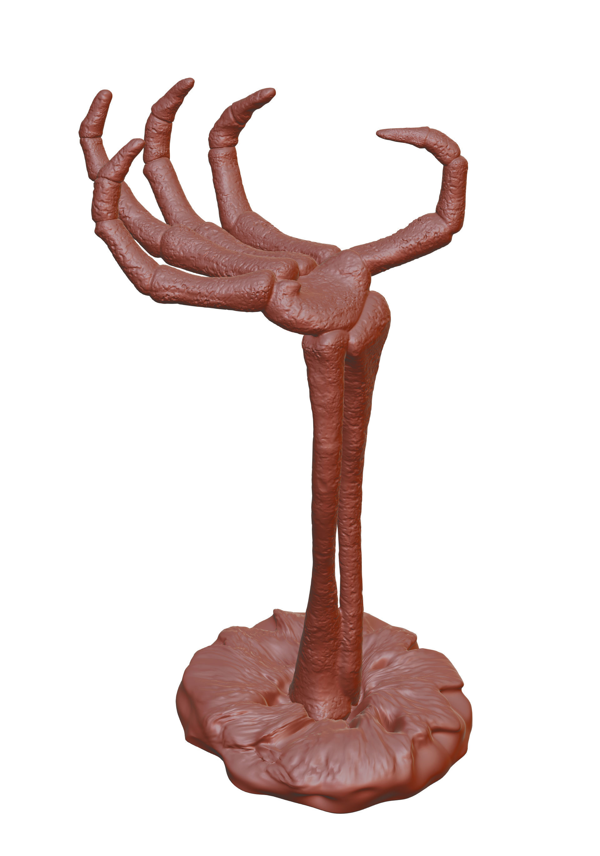 Halloween headphone stand 3D print model_2