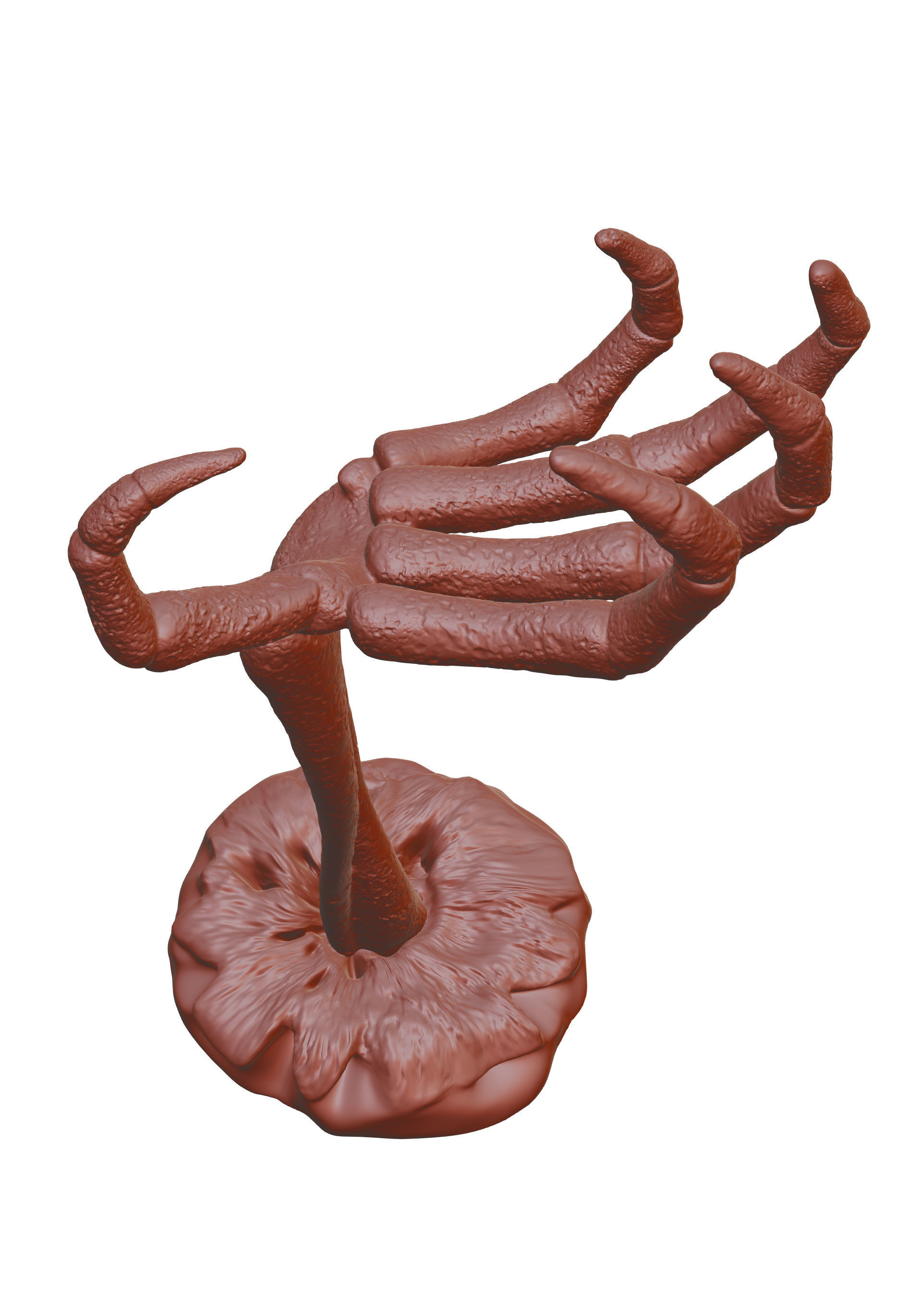 Halloween headphone stand 3D print model_4