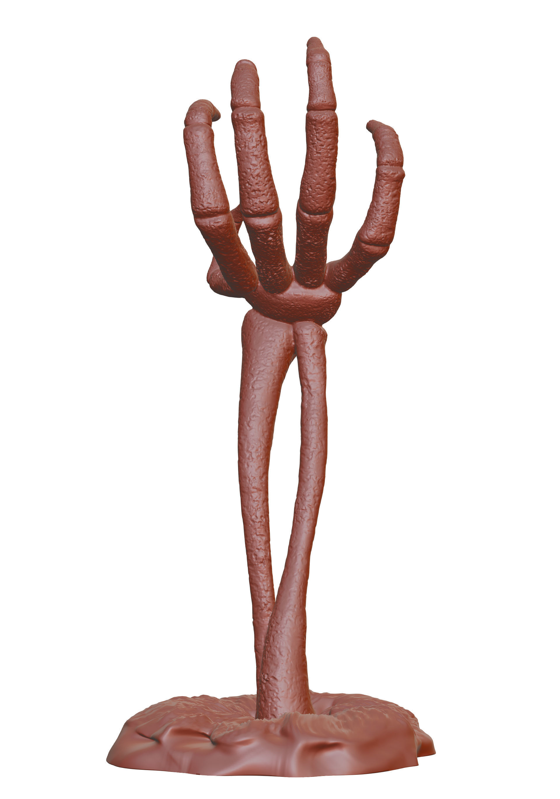 Halloween headphone stand 3D print model_3