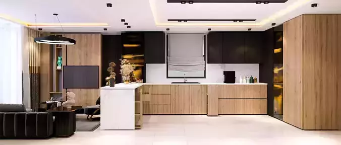 modern kitchen 