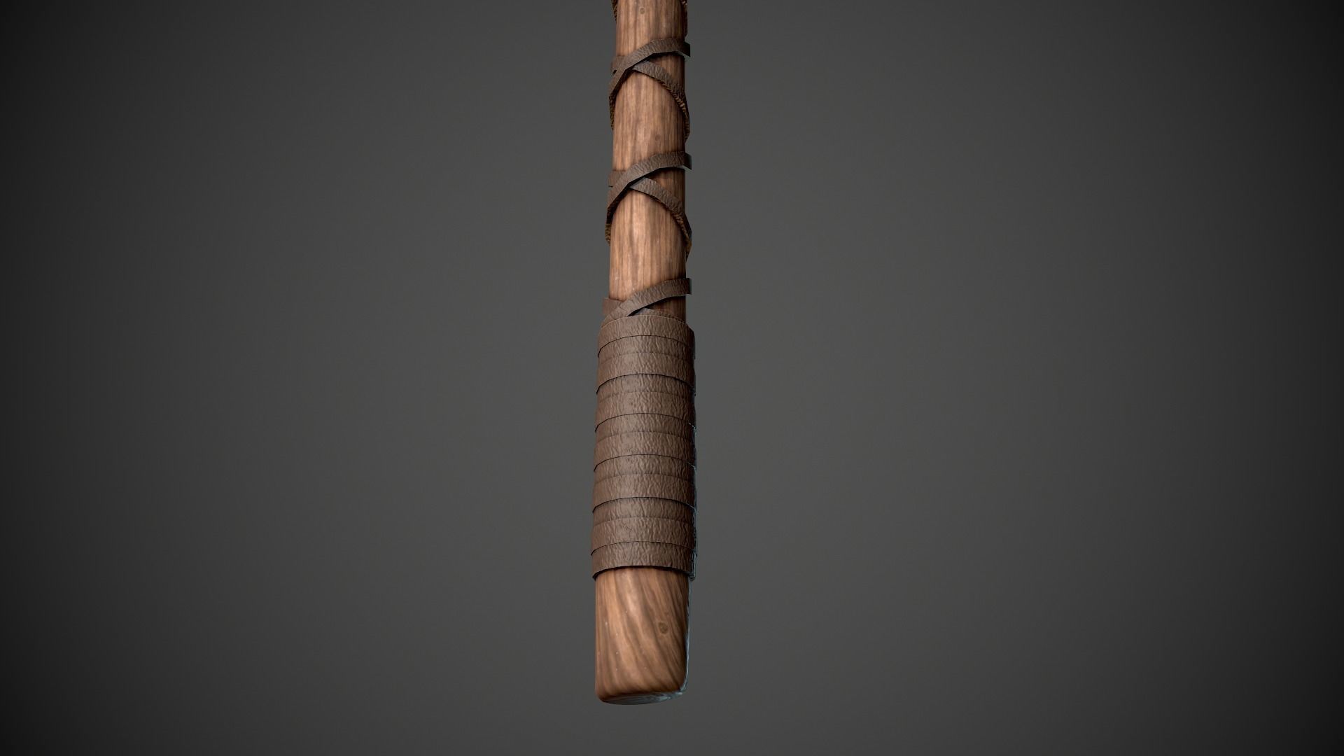 Battleaxe axe Low-poly 3D model_6