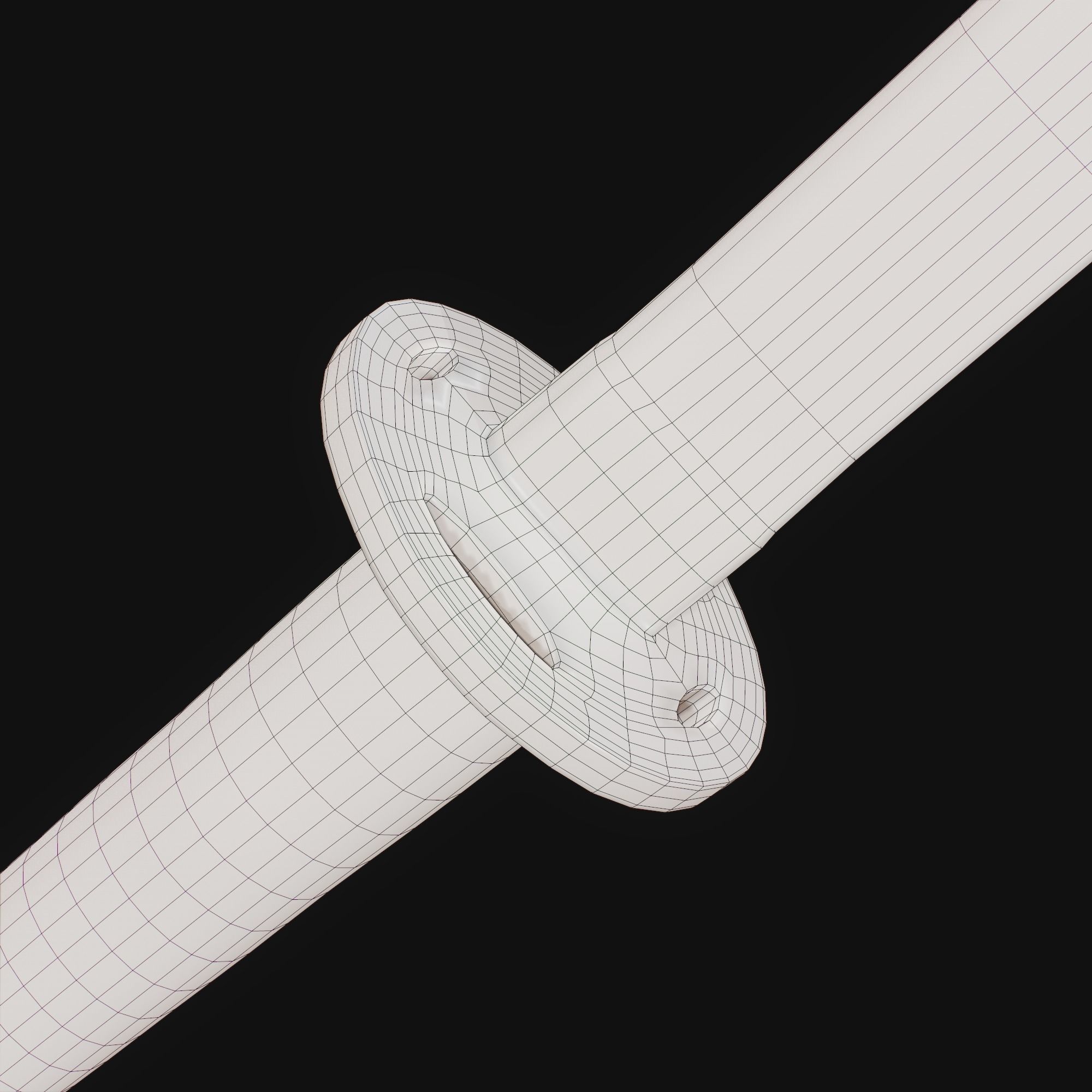 Oni Katana - Realtime 3D model PBR Game Ready Low-poly 3D model_14