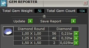 sea earrings with pearls and stones 3D print model_3