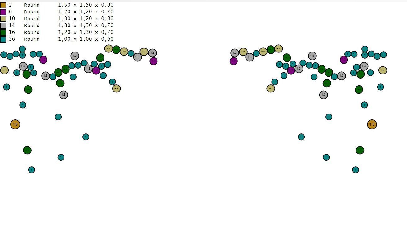 sea earrings with pearls and stones 3D print model_2