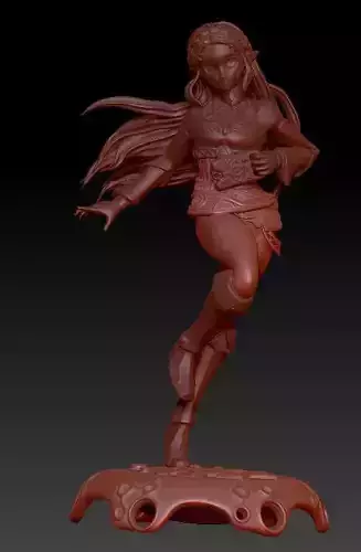 Princess Zelda BOTW 3D print model