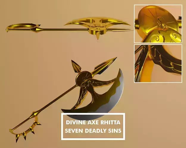 Divine Axe Rhitta Escanor Axe - Seven Deadly Sins