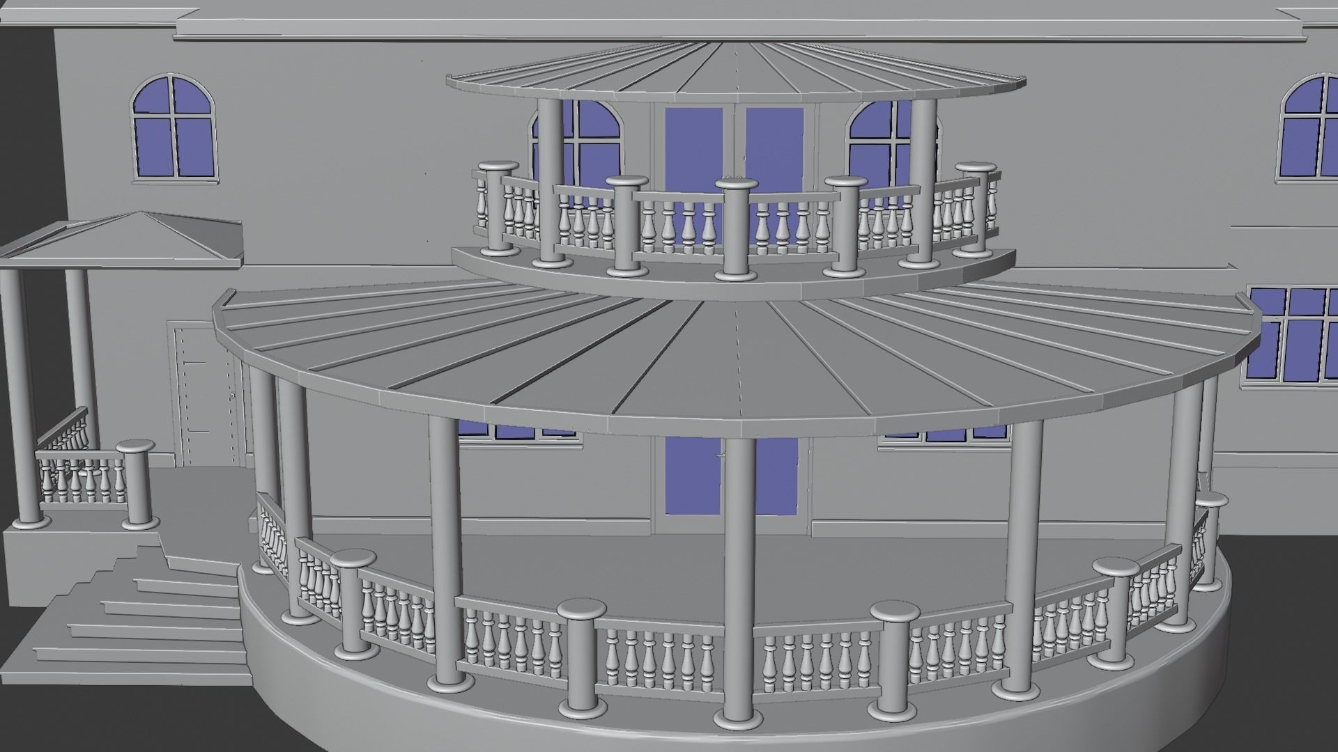 House victorian 3D model_27