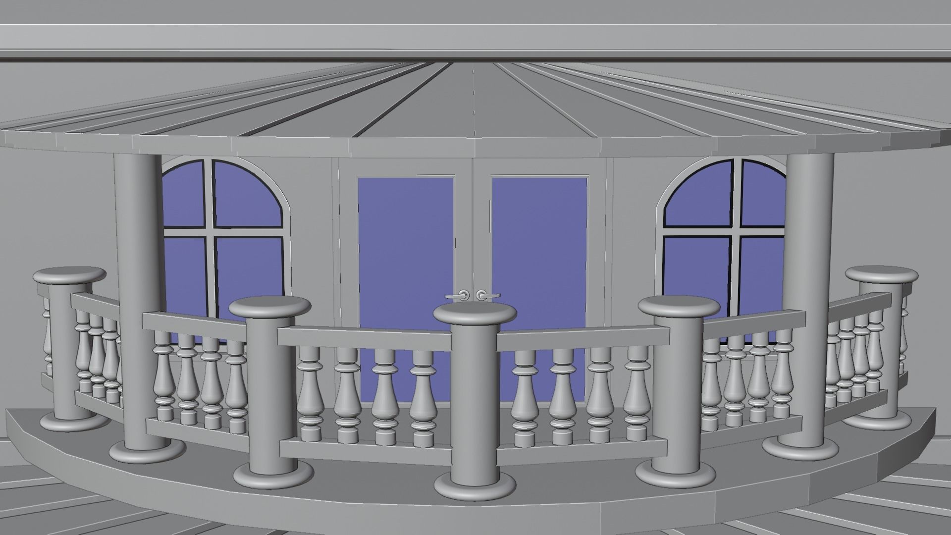 House victorian 3D model_29