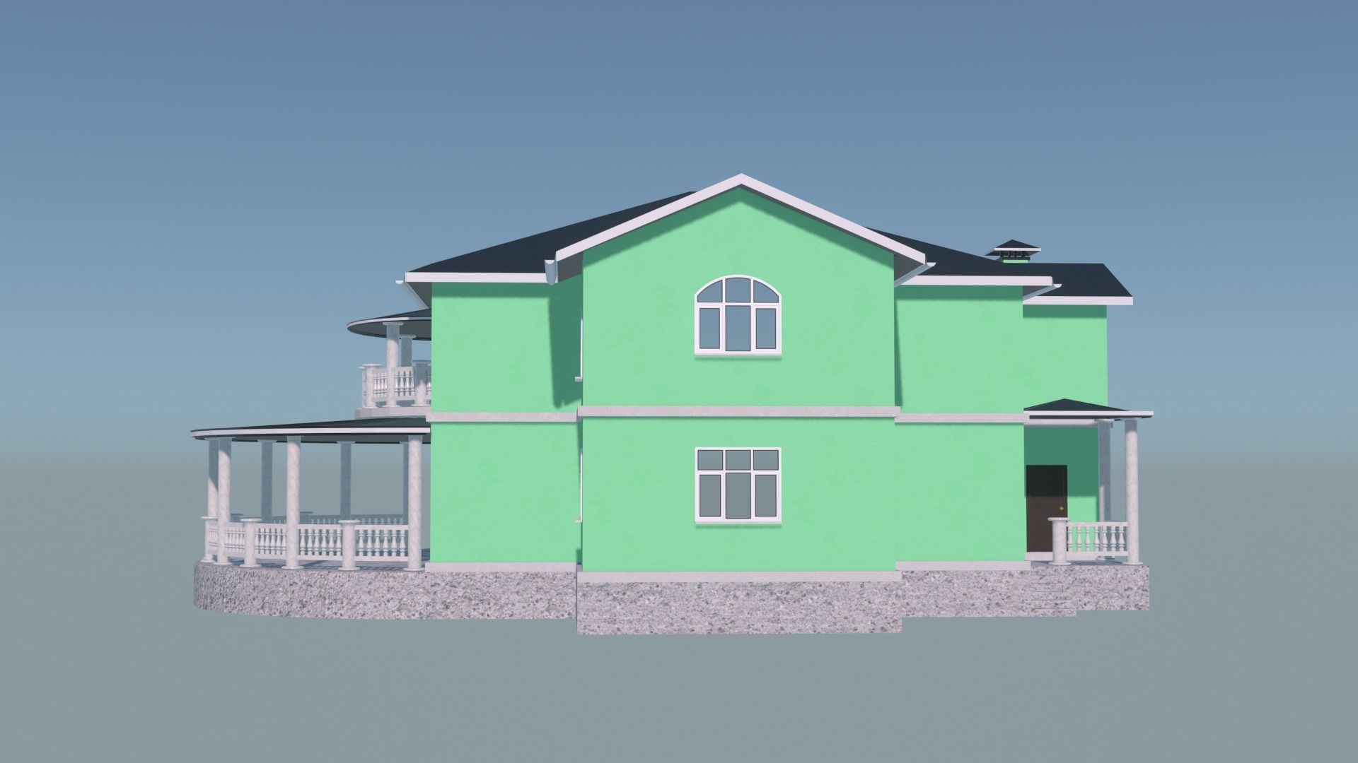 House victorian 3D model_16