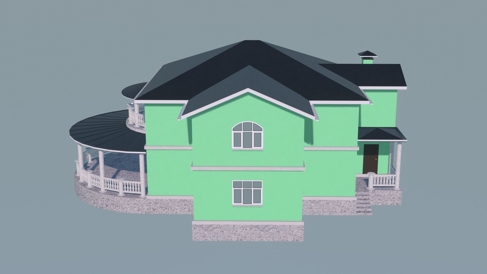 House victorian 3D model_18