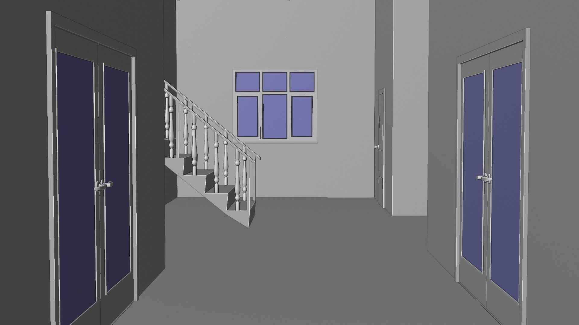 House victorian 3D model_37