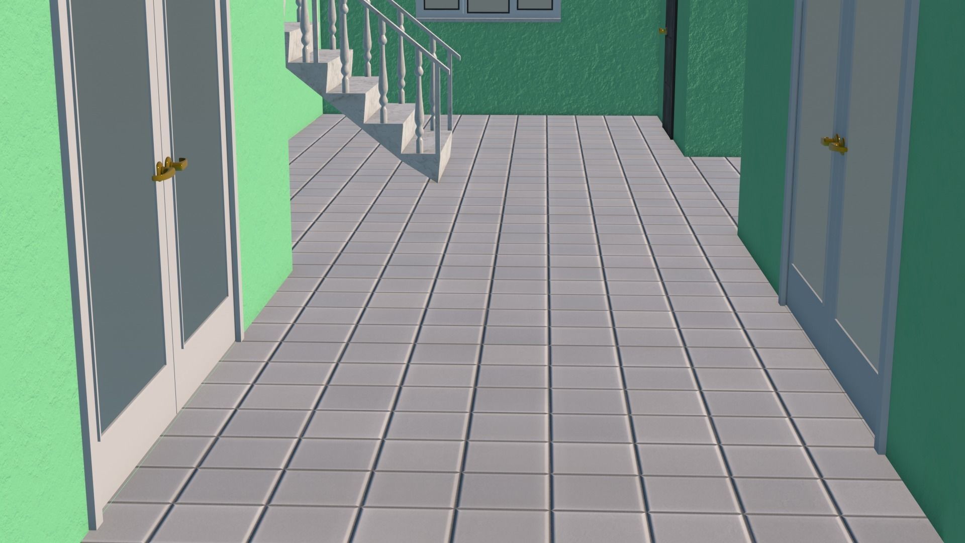 House victorian 3D model_38