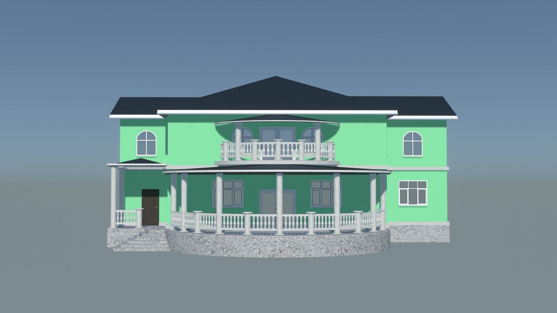 House victorian 3D model_2
