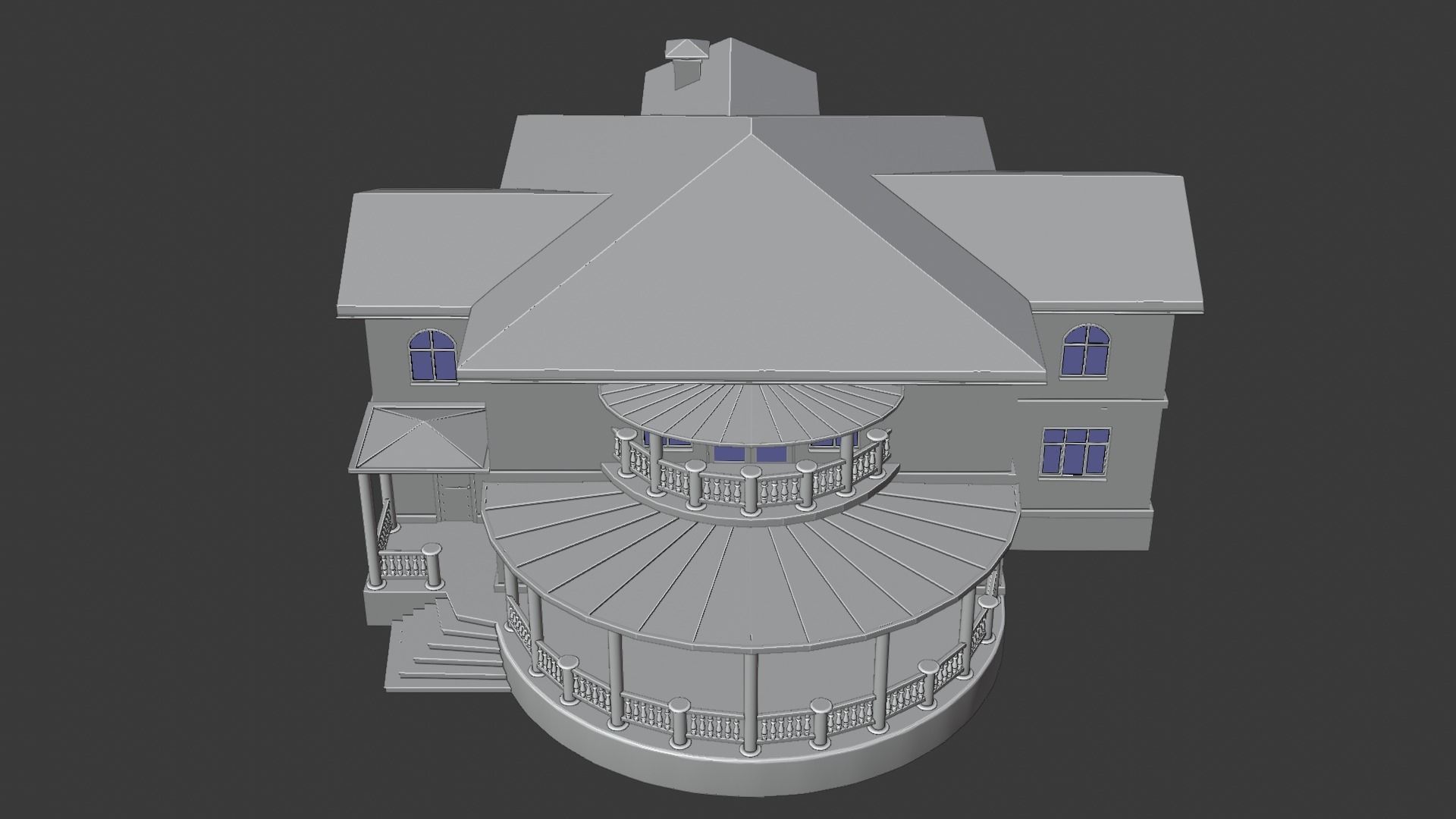 House victorian 3D model_23