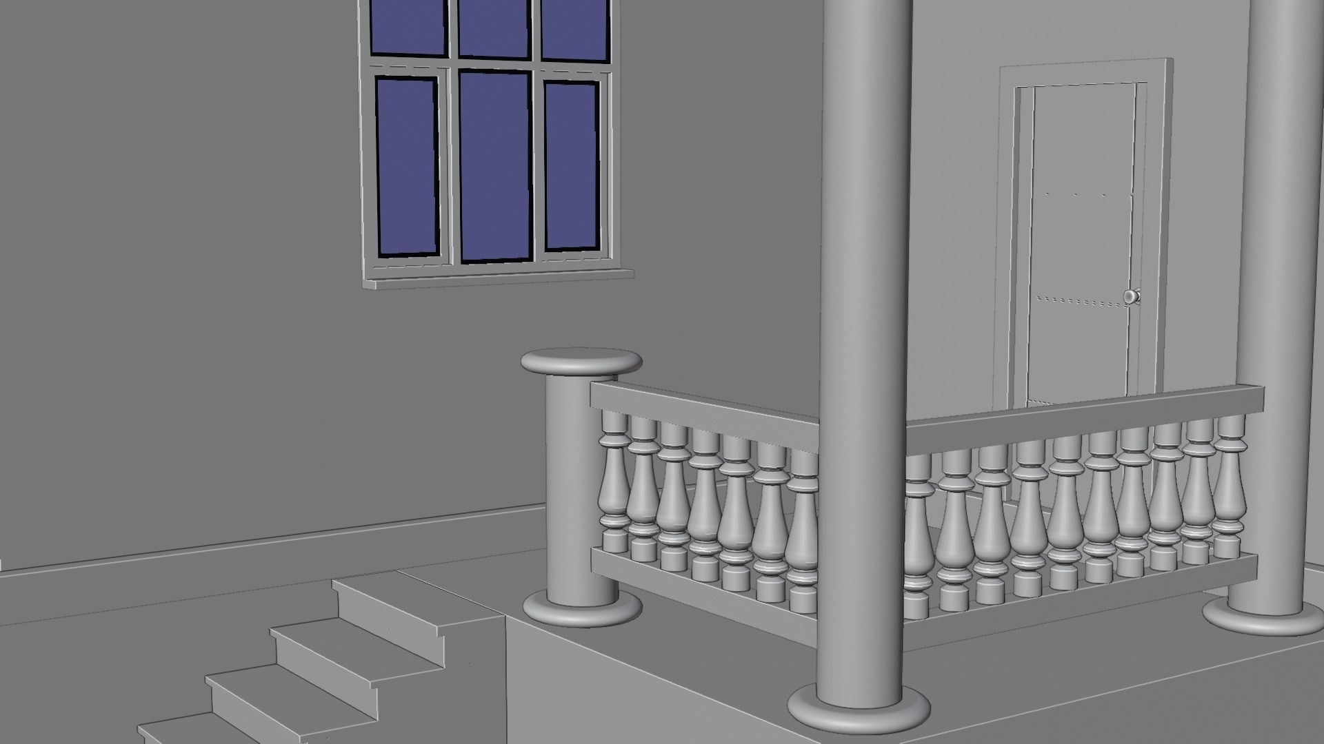 House victorian 3D model_11
