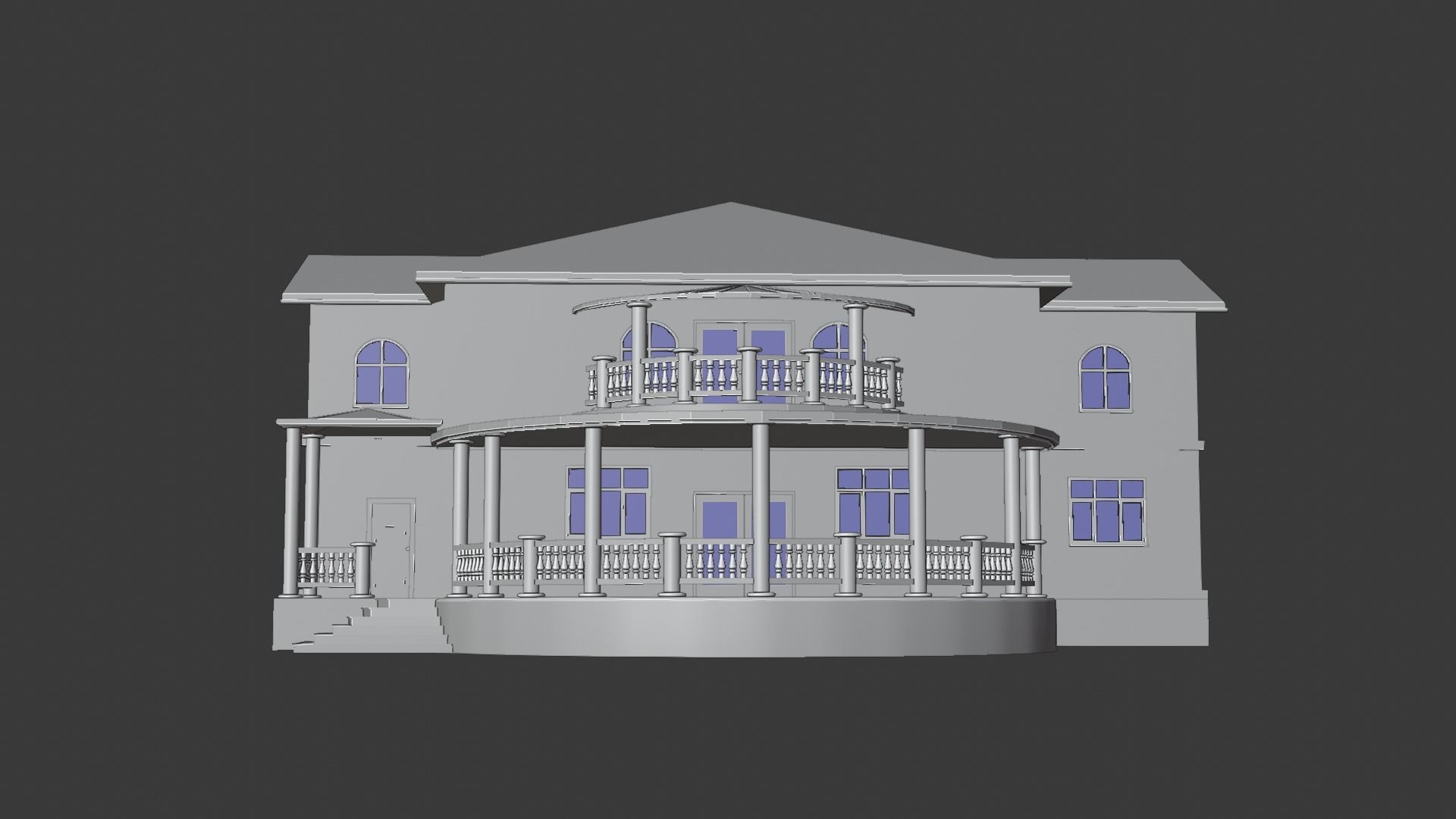 House victorian 3D model_4