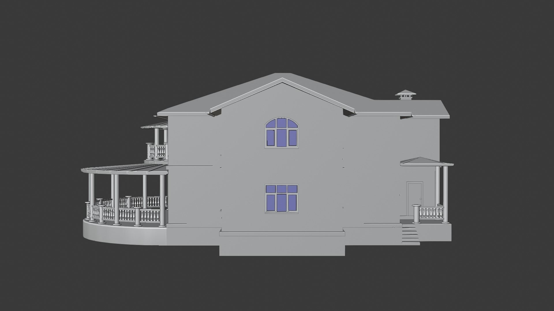 House victorian 3D model_15